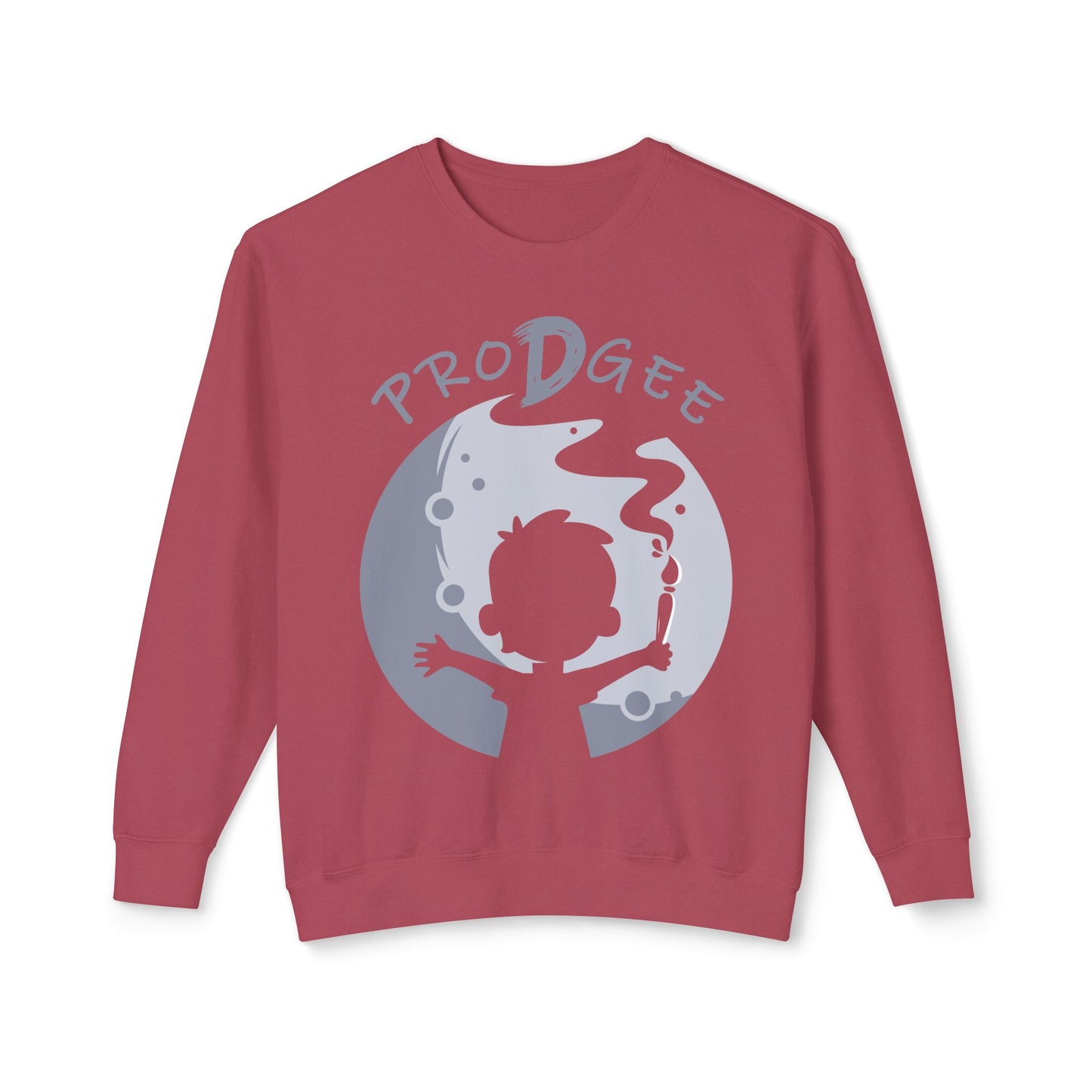 ProDgee Unisex Lightweight Crewneck Sweatshirt - Creative Vibe for Young Artists