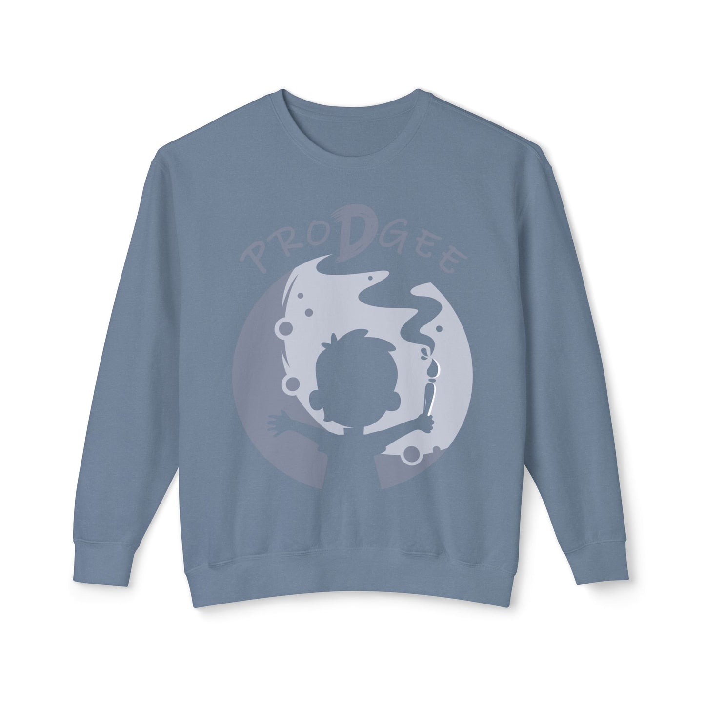 ProDgee Unisex Lightweight Crewneck Sweatshirt - Creative Vibe for Young Artists